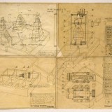 SPIS POWSZECHNY mapy, plan miasta G. 2006, tusz na starej kalce techn. wosk, 60x84cm